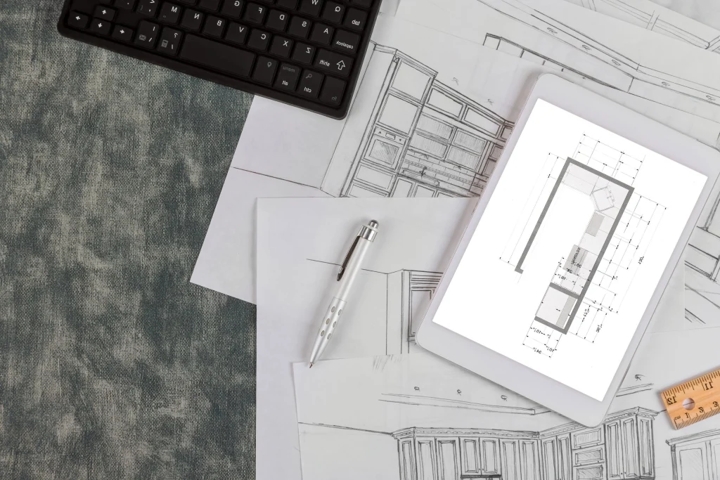 Beispiel Pläne für eine Küche. Beispiel Küchenplaner Hanau